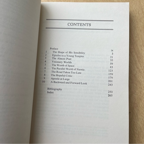 The Literary Legacy Of C.S. Lewis Vintage 1979 Soft Cover Book By Chad Walsh - Picture 5 of 11